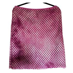 Vintage Lucky Brand Short Skirt Lace Sz M